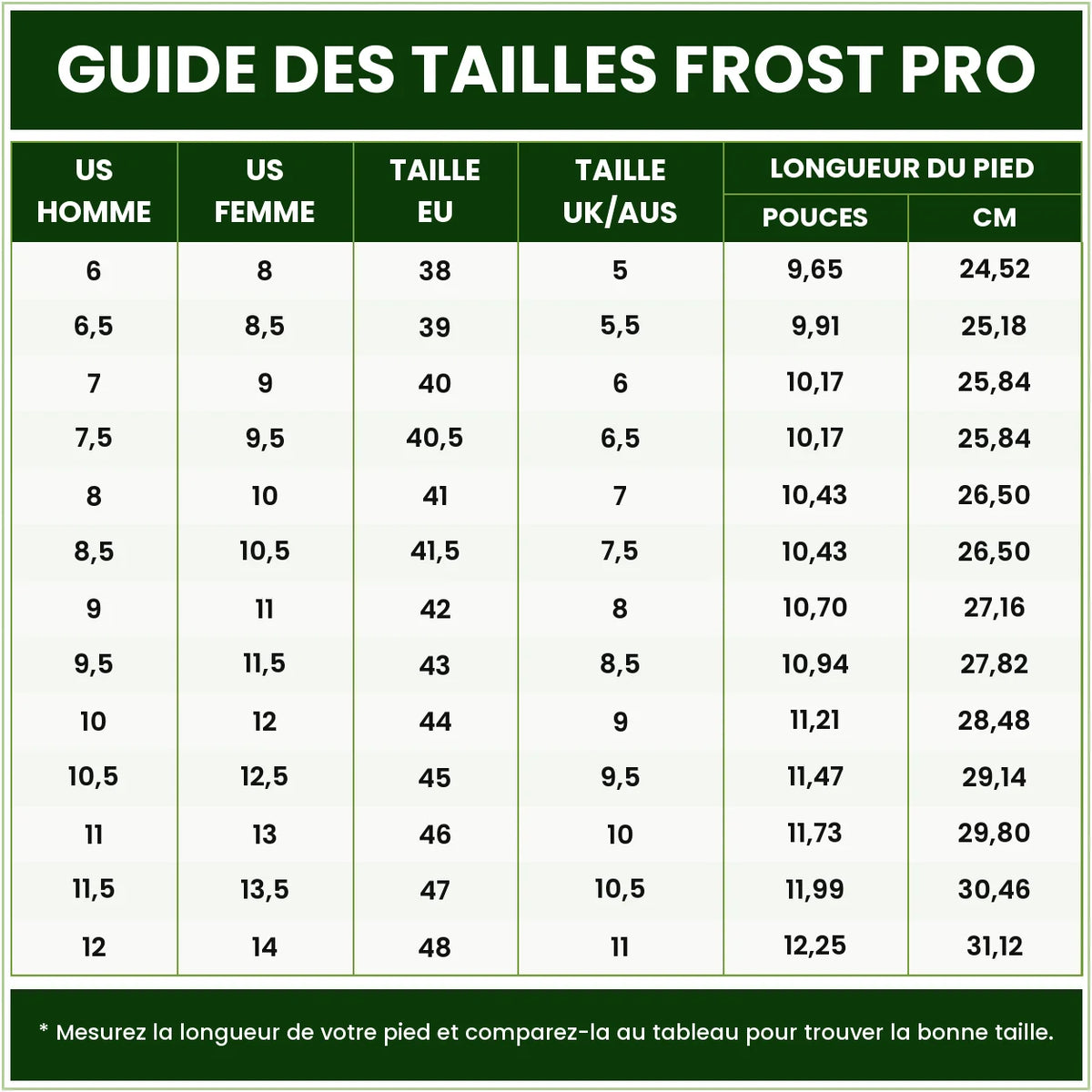 Frost Pro – Bottes d'hiver légères pour marcher sans douleur (unisexe)