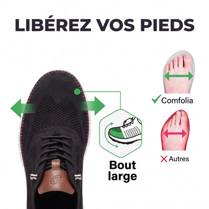 Ultra Comfy – Chaussures extra-larges pour homme