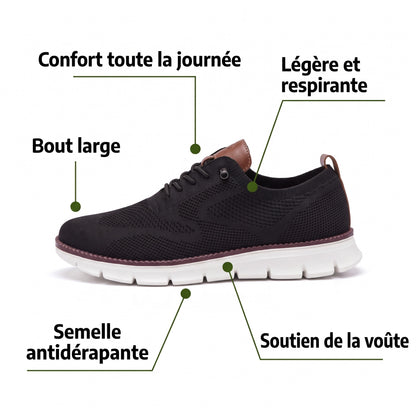 Ultra Comfy – Chaussures extra-larges pour homme
